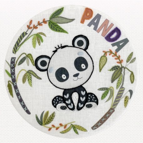 Kit de broderie enfants - panda