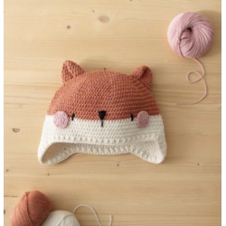 Kit crochet Anchor® bonnet renard