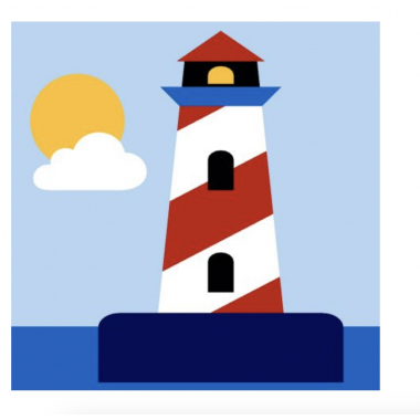 kit enfant - Phare au demi point de croix