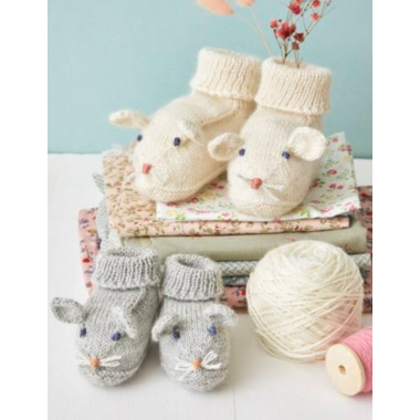 CHAUSSONS & CHAUSSETTES AU TRICOT POUR BEBE