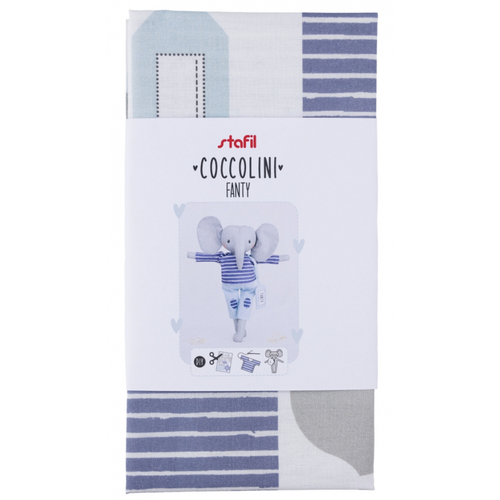 Tissu Coccolini Stafil - coupon doudou à coudre