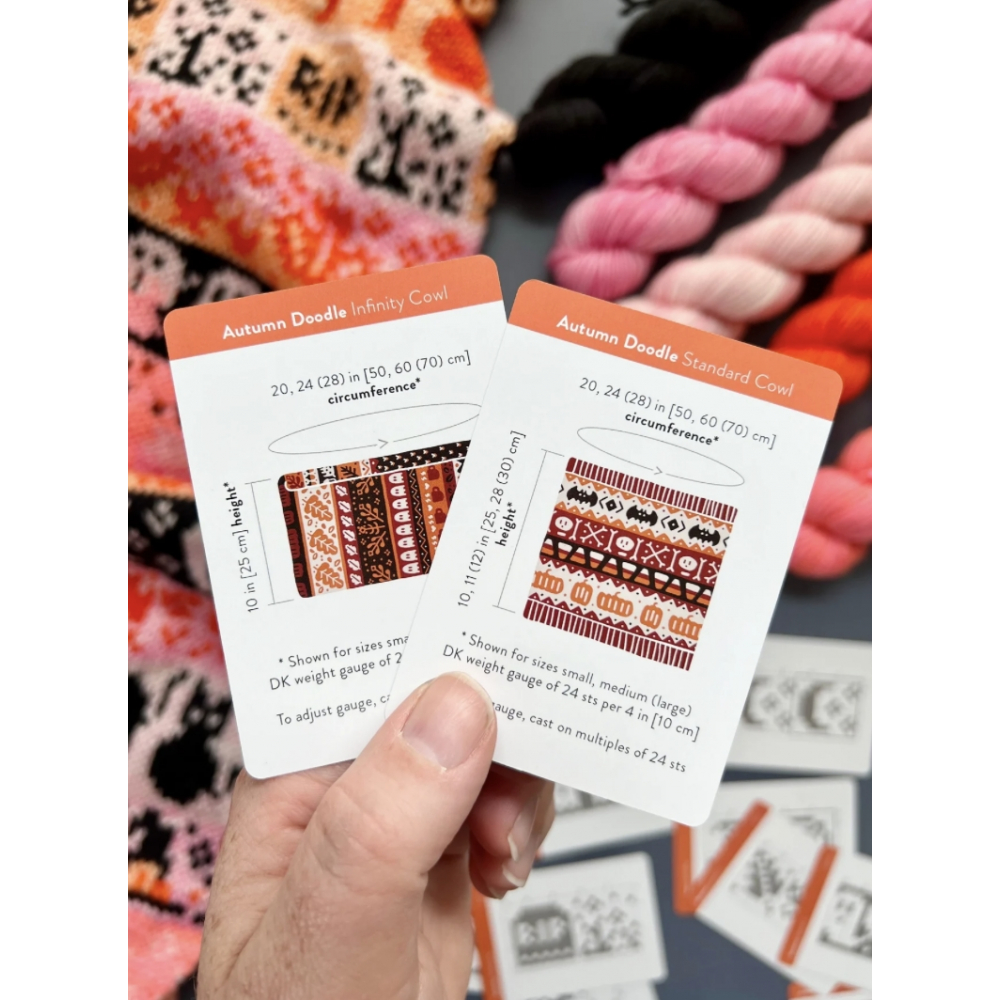 Autumn Doodle Card Deck - Pacific Knit Co