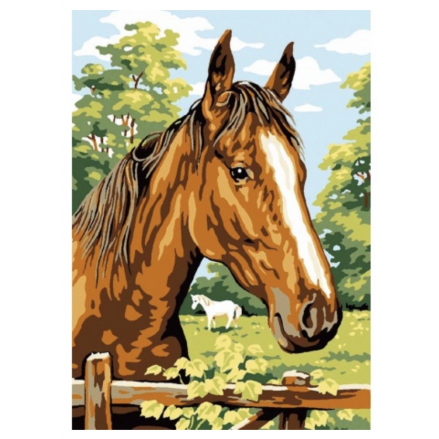 Canevas antique 32/50 - Cheval