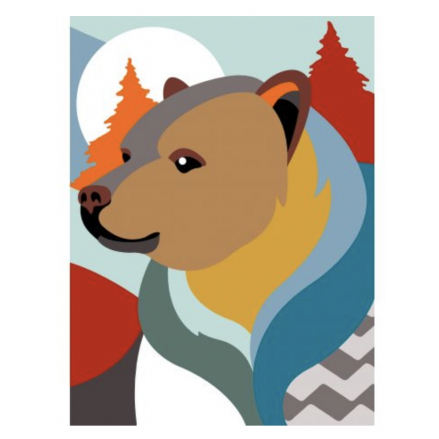 Canevas 30/40 - Ours art