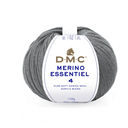Laine Merino essentiel 4 - gris foncé 891
