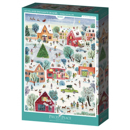 Le Village Enchanté de Noël Puzzle 2000 pièces