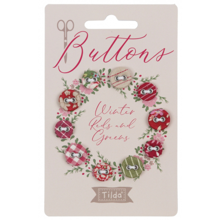 Boutons Tilda creating memory 10mmx5pcs et 12mmx5pcs