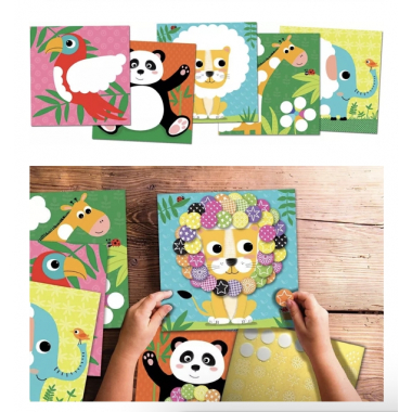 Feutrine "Dans la savane" - 3 ans et plus