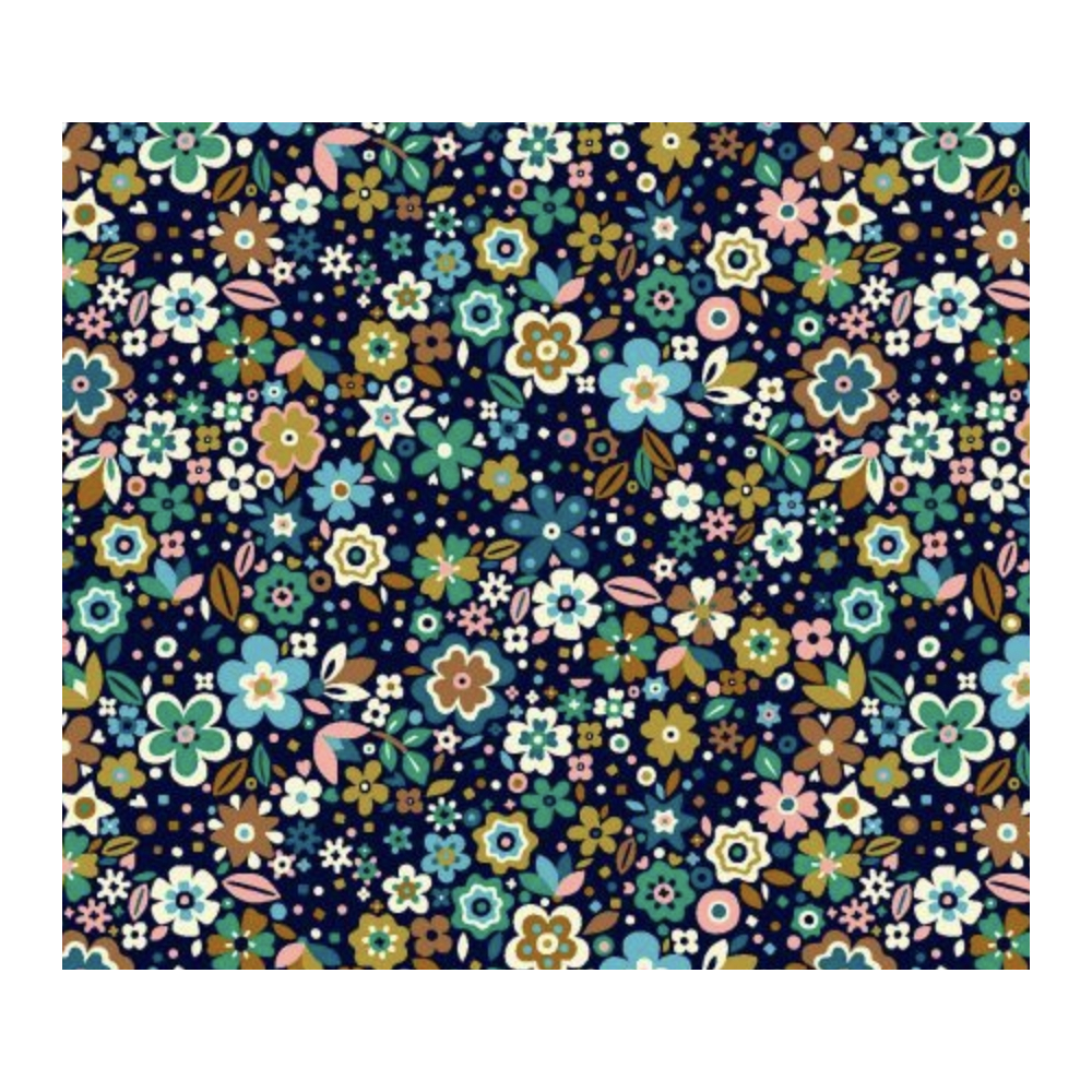 Tissu Dashwood velours corduroy Floral