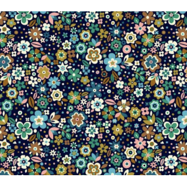 Tissu Dashwood velours corduroy Floral