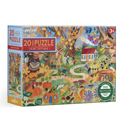 Fairy Cottage 20 Pieces Puzzle - Eeboo