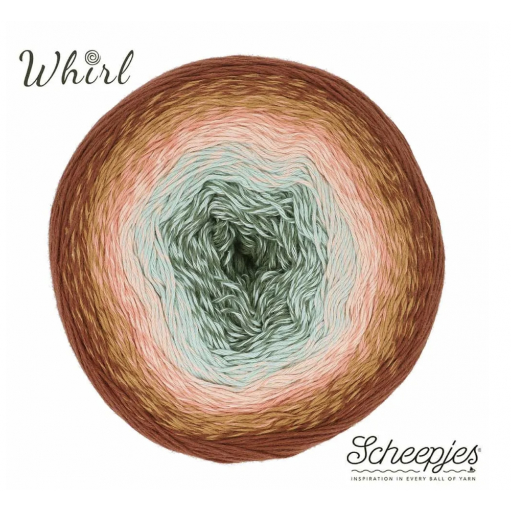Scheepjes Cotton Whirl 1x1000m - 715 Mellow Meadow
