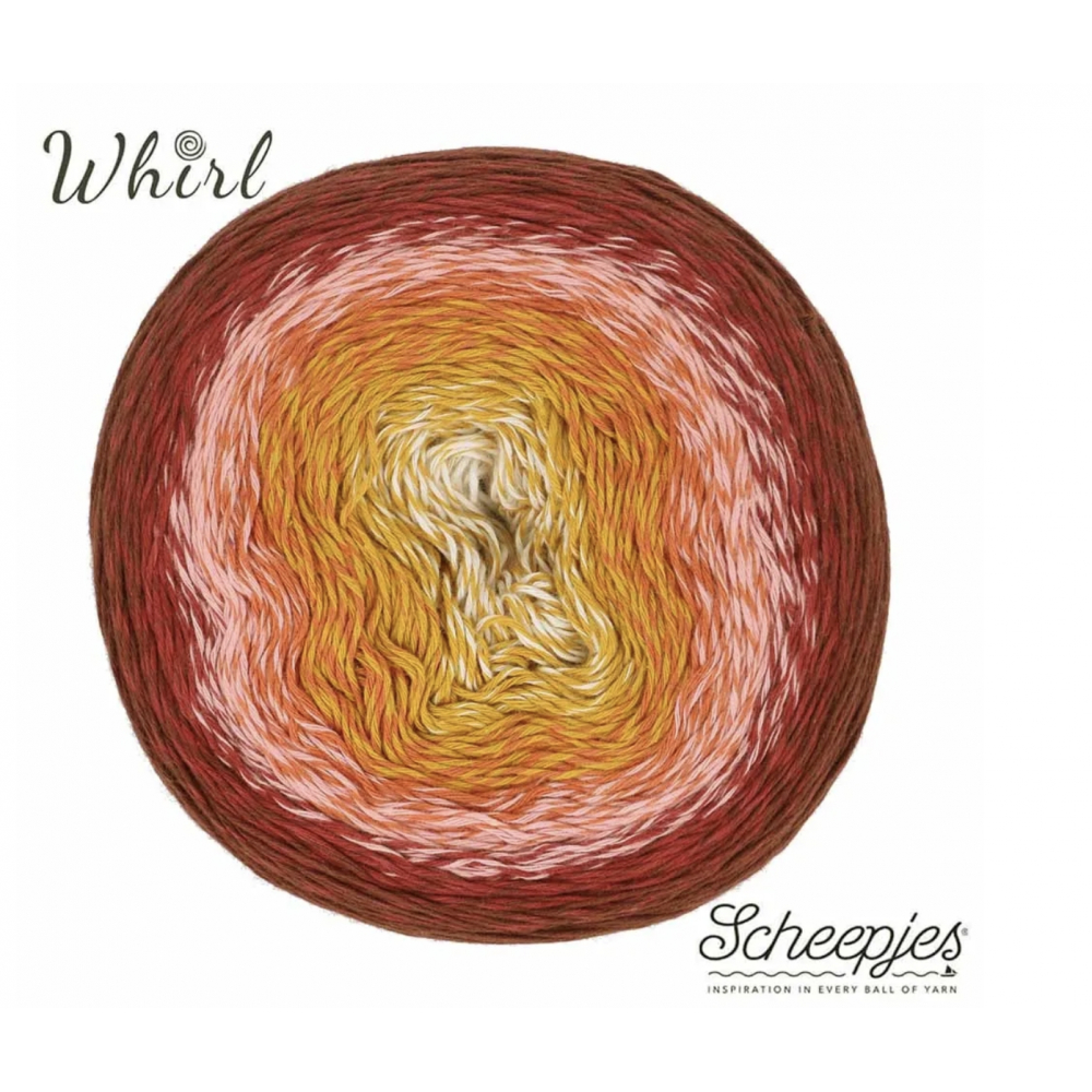 Scheepjes cotton Whirl 1x1000m - 714 cherry on top Scheepjes cotton Whirl 1x1000m - 714 cherry on top
