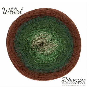 Scheepjes Cotton Whirl 1x1000m - 727 Woodland Walk