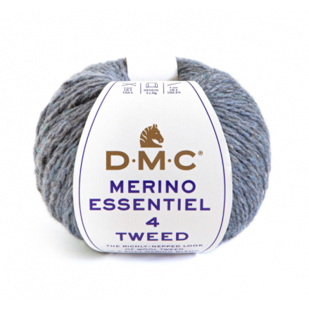 DMC MERINO 4 TWEED - 904 gris bleu
