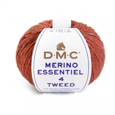 DMC MERINO 4 TWEED - 907 rouille