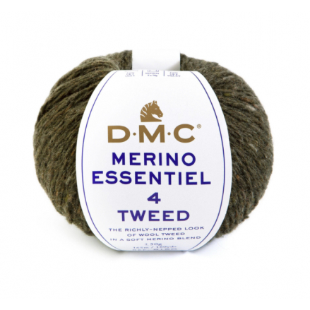 DMC MERINO 4 TWEED - 909 vert mousse