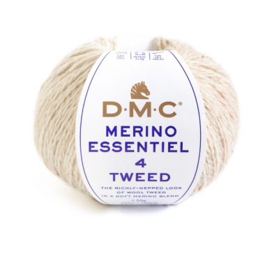 DMC MERINO 4 TWEED - 911 écru