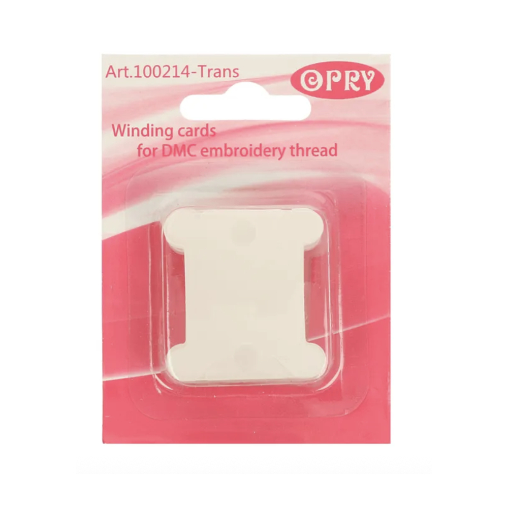 Cartes en plastique broderie
