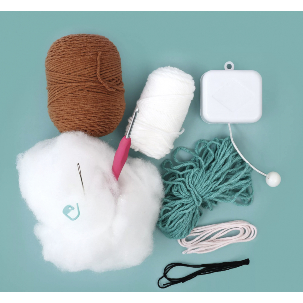 KIT AMIGURUMI LOUTRE MUSICALE