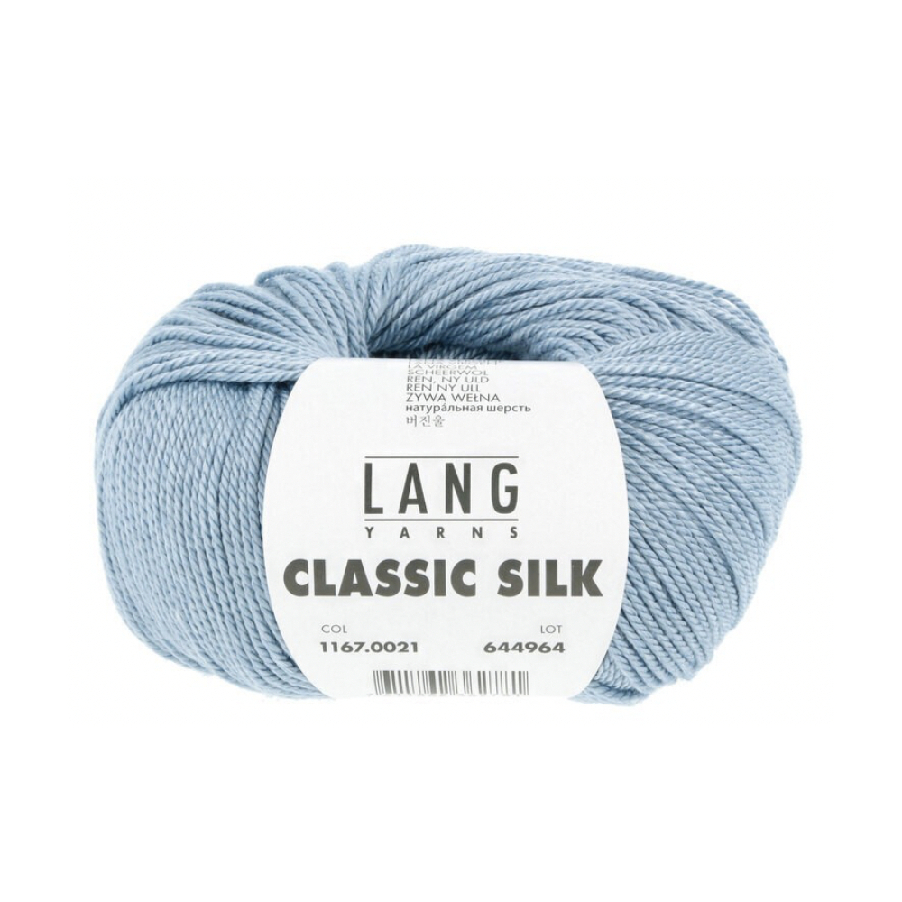 Classic Silk - Lang Yarns bleu ciel 021