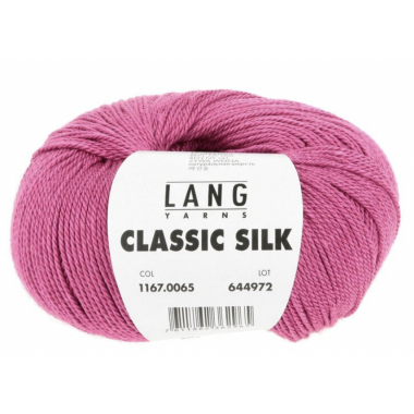 Classic Silk - Lang yarns rose pep's 065