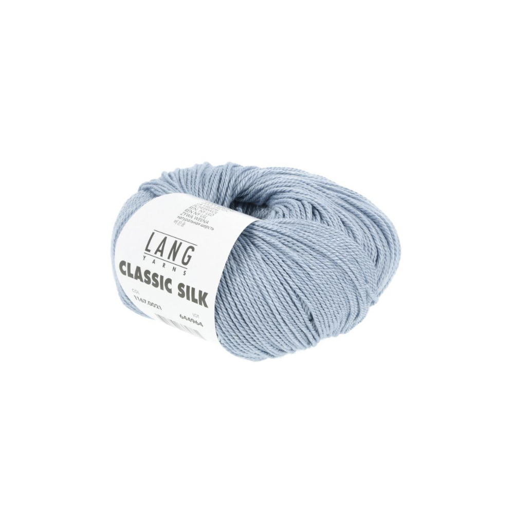 Classic Silk - Lang Yarns bleu ciel 021 Classic Silk - Lang Yarns bleu ciel 021
