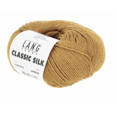 Classic silk - Lang yarns moutarde 111