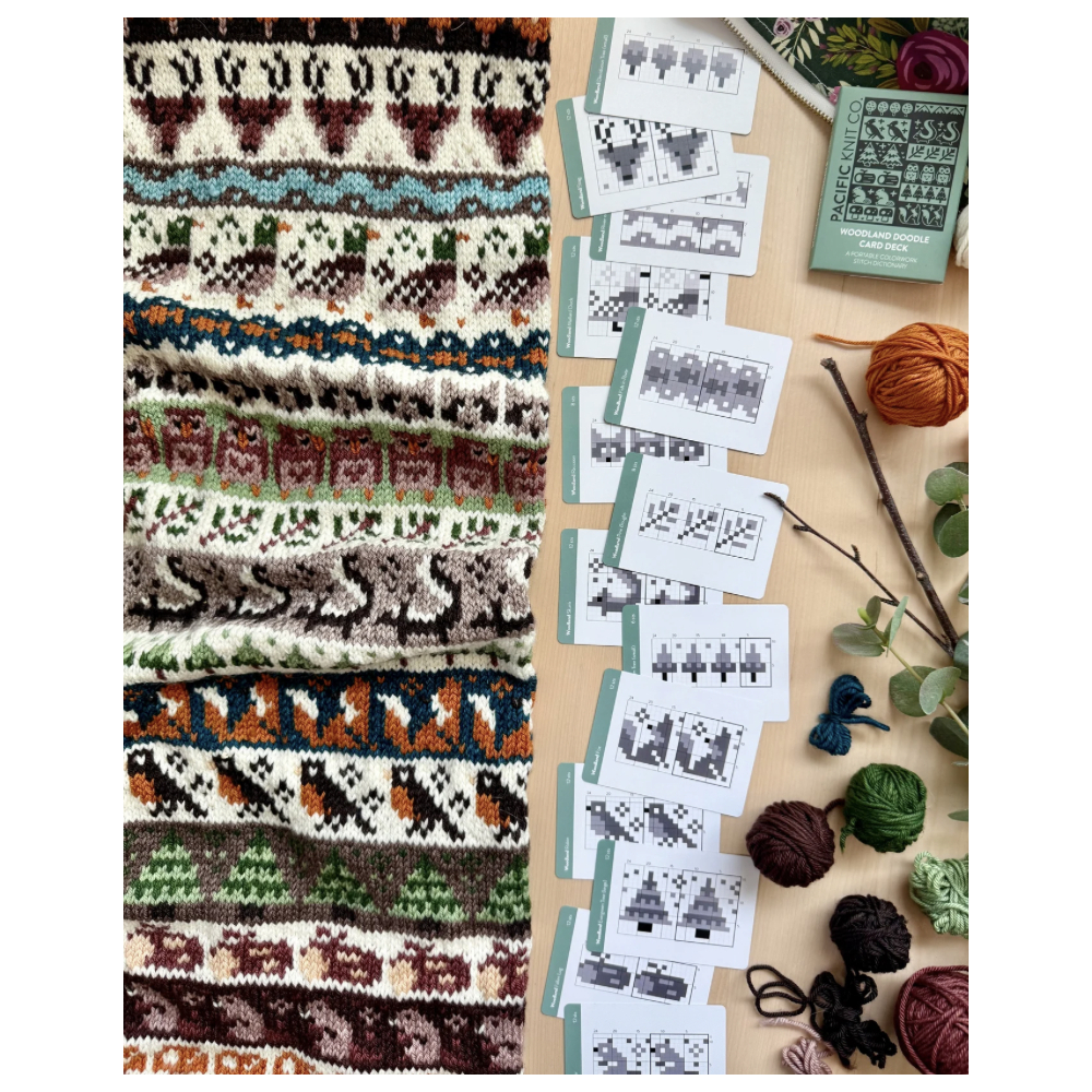 Woodland Doodle Card - Pacific Knit co