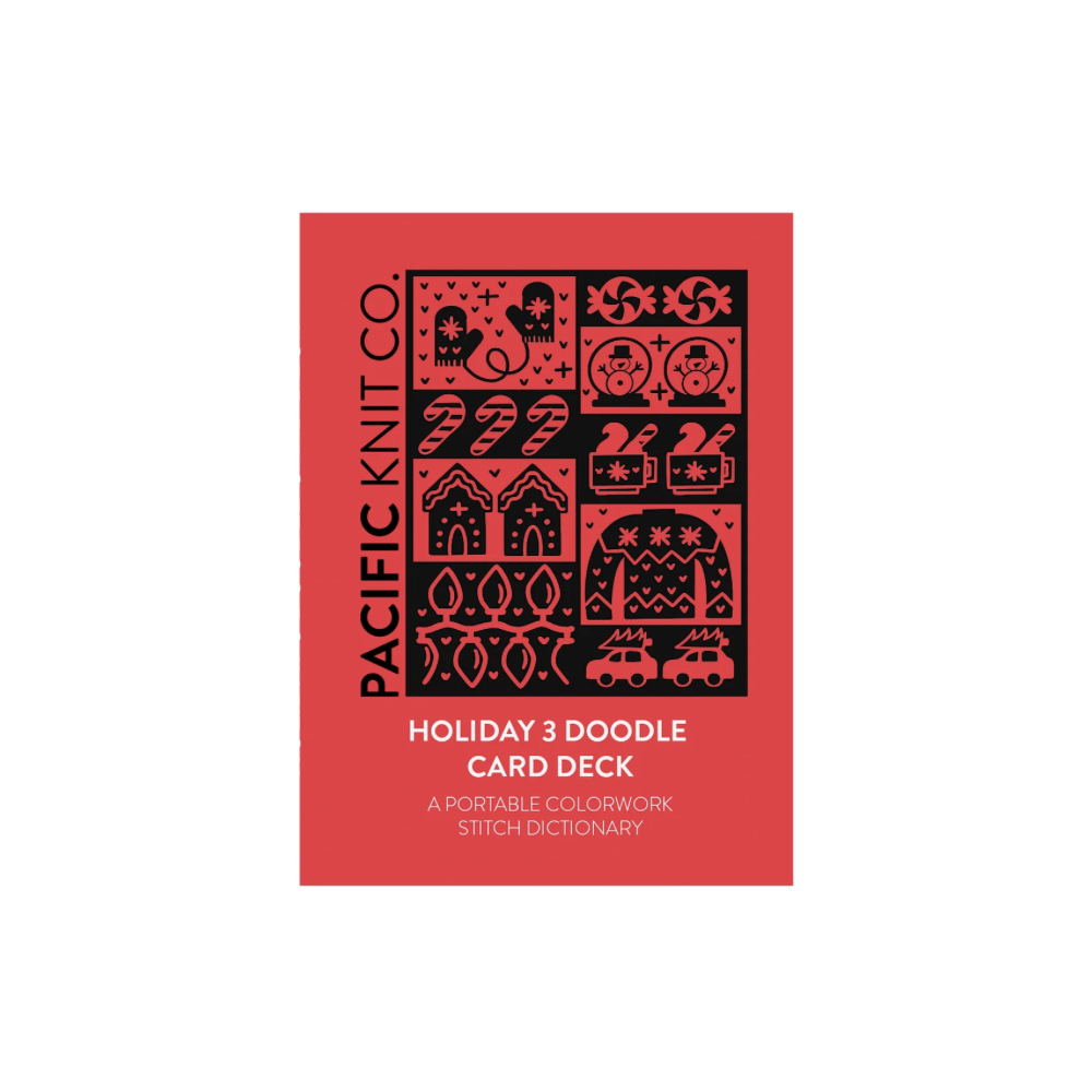 Holiday 3 Doodle Card - Pacific Knit co