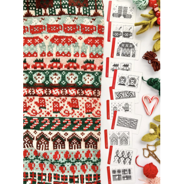 Holiday 3 Doodle Card - Pacific Knit co