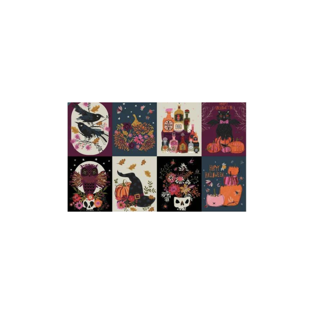 Tissu Dashwood panneau Witching Hour Tissu Dashwood panneau Witching Hour