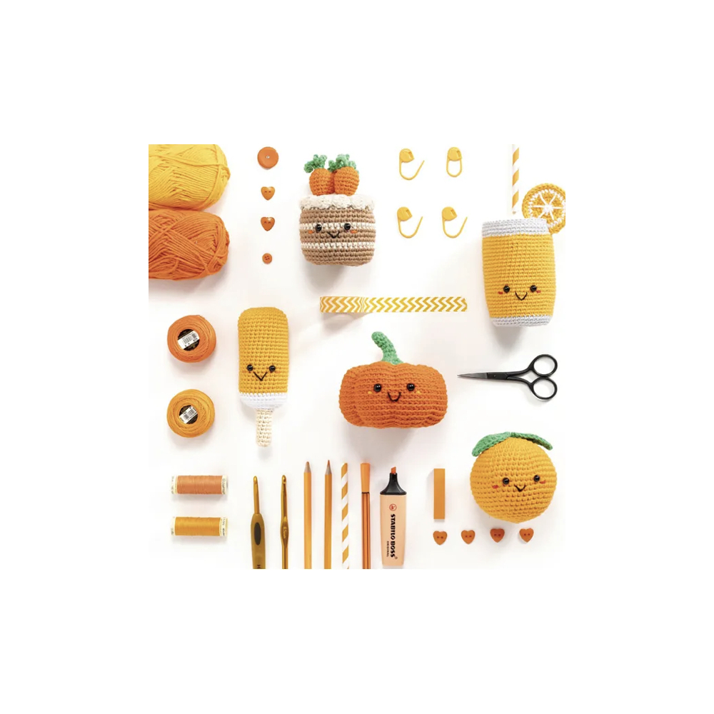 Dînette kawaii au crochet - Mélissa Bradley