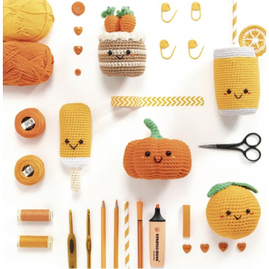 Dînette kawaii au crochet - Mélissa Bradley