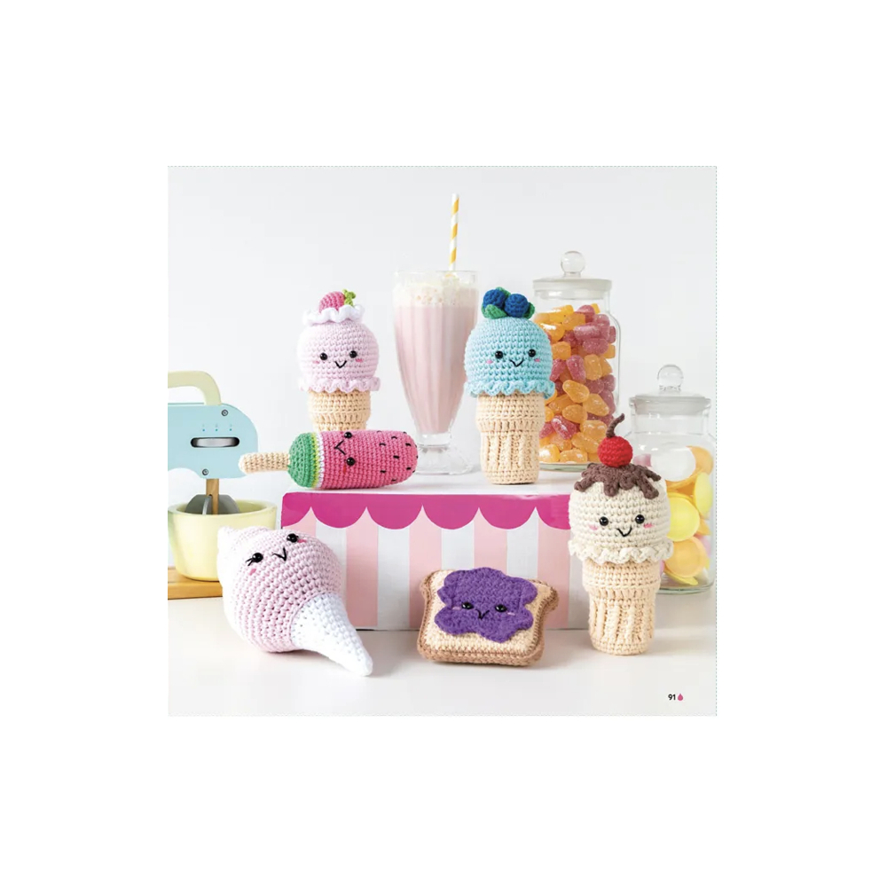 Dînette kawaii au crochet - Mélissa Bradley