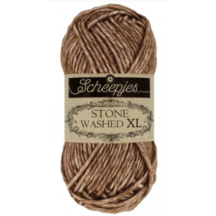 Scheepjes Stone Washed XL  - 862 Brown Agate