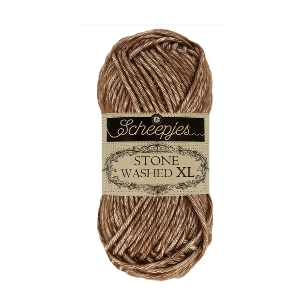 Scheepjes Stone Washed XL  - 862 Brown Agate
