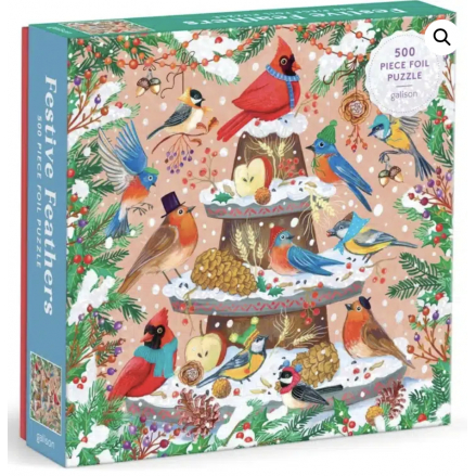 Puzzle Festive Feather – Galison – 500 pièces
