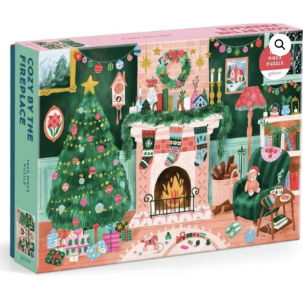 Puzzle Cozy by the Fireplace – Galison – 1000 pièces