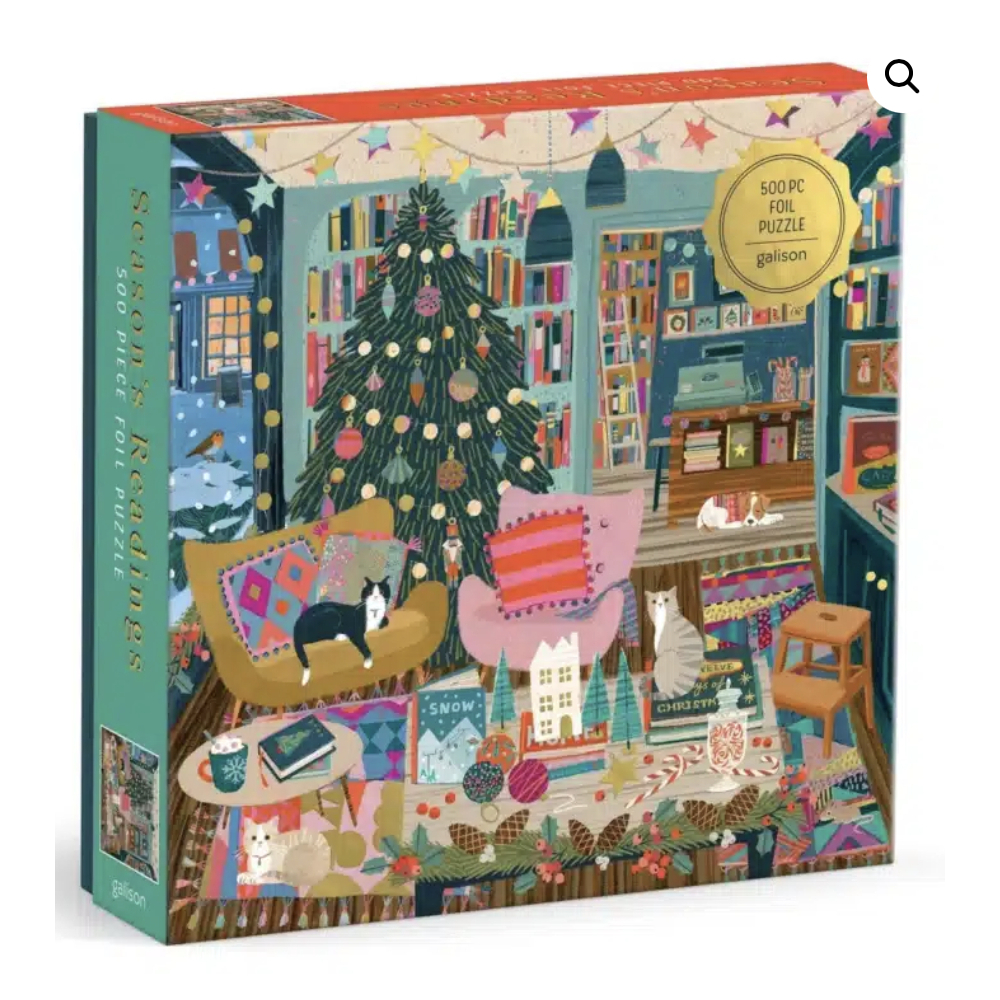 Season's Readings 500 Piece Foil Puzzle Season's Readings 500 Piece Foil Puzzle
