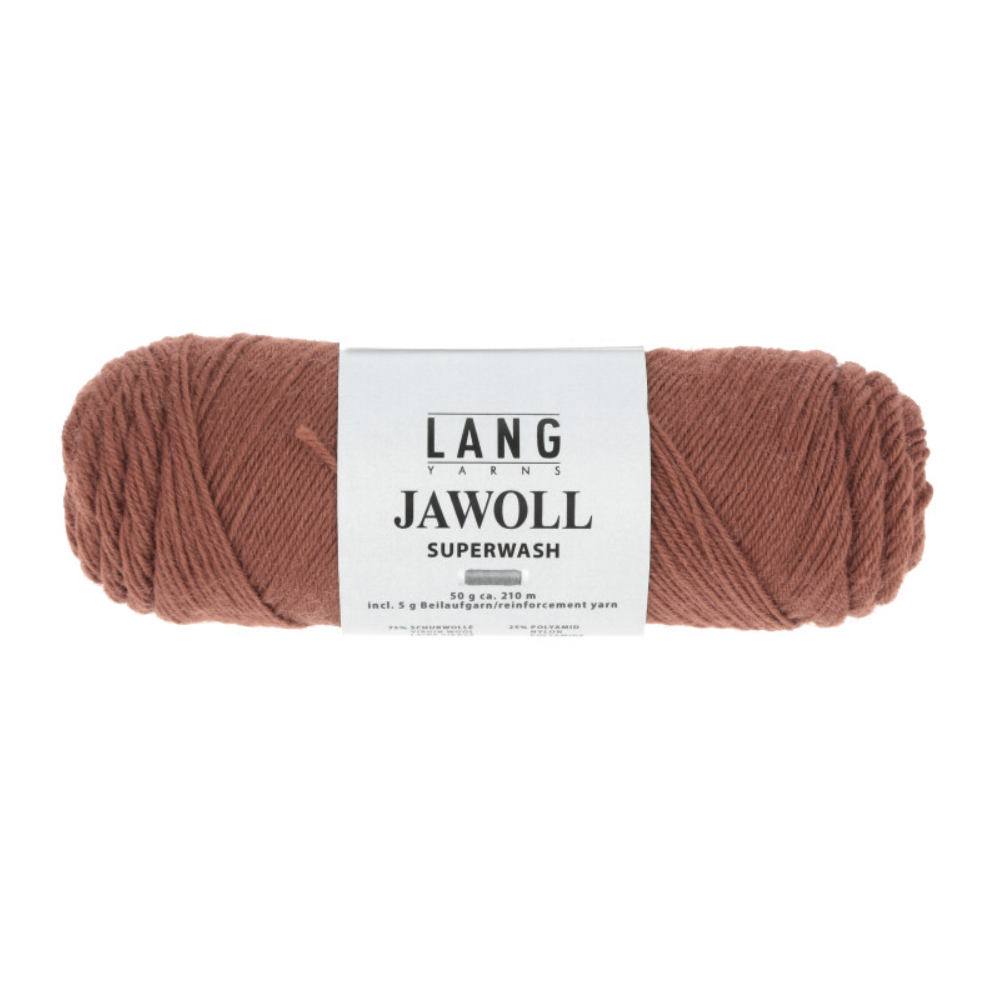 Jawoll - Lang yarns brique 215 Jawoll - Lang yarns brique 215