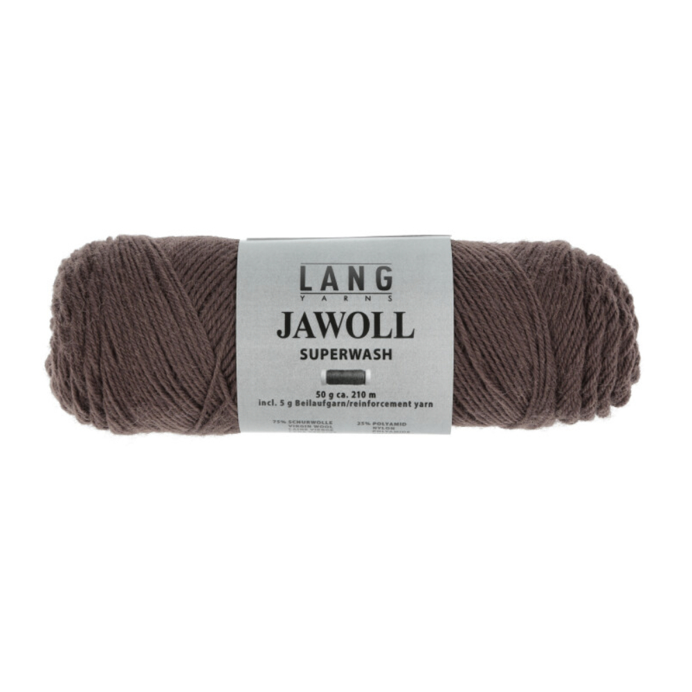 Jawoll - Lang yarns chocolat 168