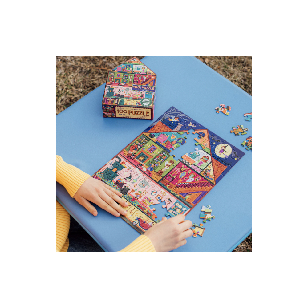 Haunted House 100 Pieces Puzzle - Eeboo
