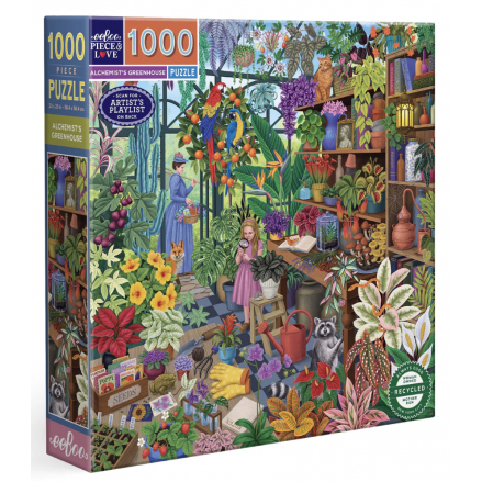 Alchemist's Greenhouse 1000 Pieces Puzzle - Eeboo