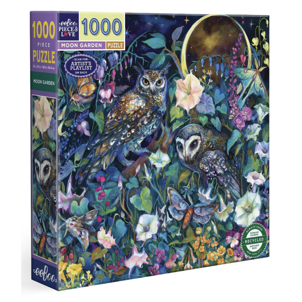Moon Garden 1000 Pieces Puzzle - Eeboo