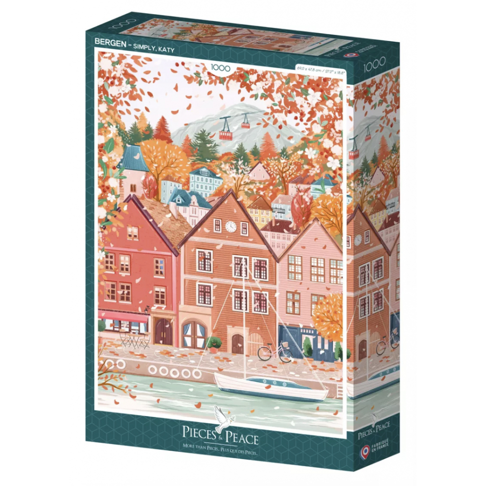 Puzzle 1000 Pièces - Bergen Puzzle 1000 Pièces - Bergen