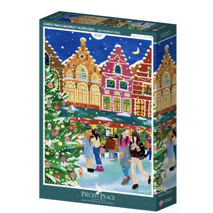 Puzzle 1000 Pièces - Marché de Noël à Bruges