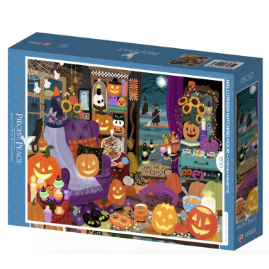 Puzzle 1500 Pièces - L'heure des Sorcières d'Halloween