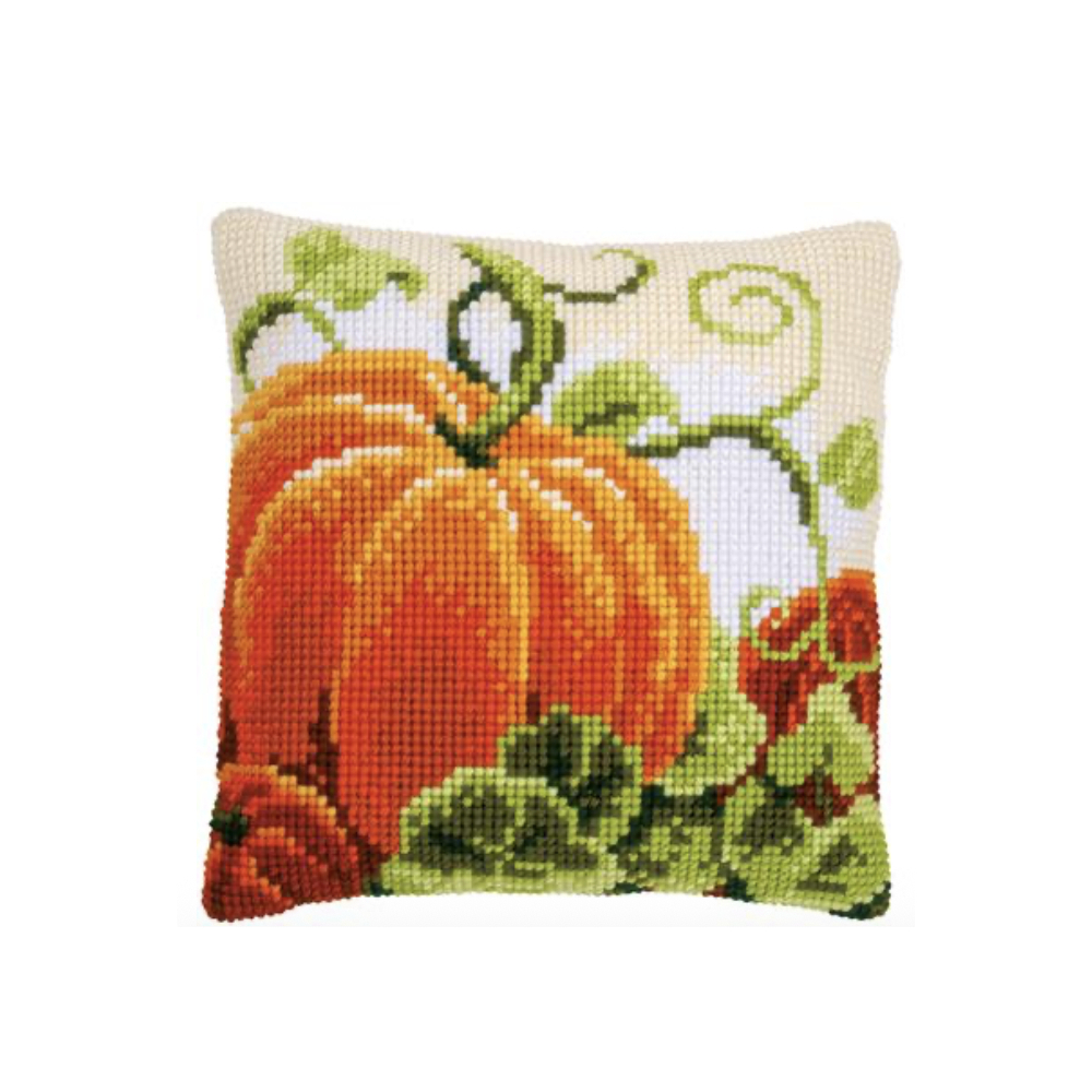 KIT COUSSIN AU POINT DE CROIX CITROUILLES KIT COUSSIN AU POINT DE CROIX CITROUILLES