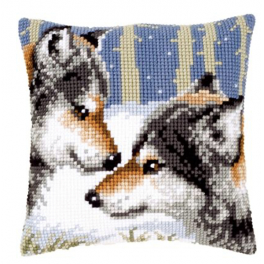 KIT COUSSIN AU POINT DE CROIX LOUPS